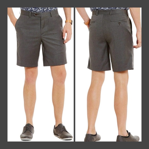 Cremieux Networking Chambers 9” Flat Front Dress Shorts - Picture 1 of 7